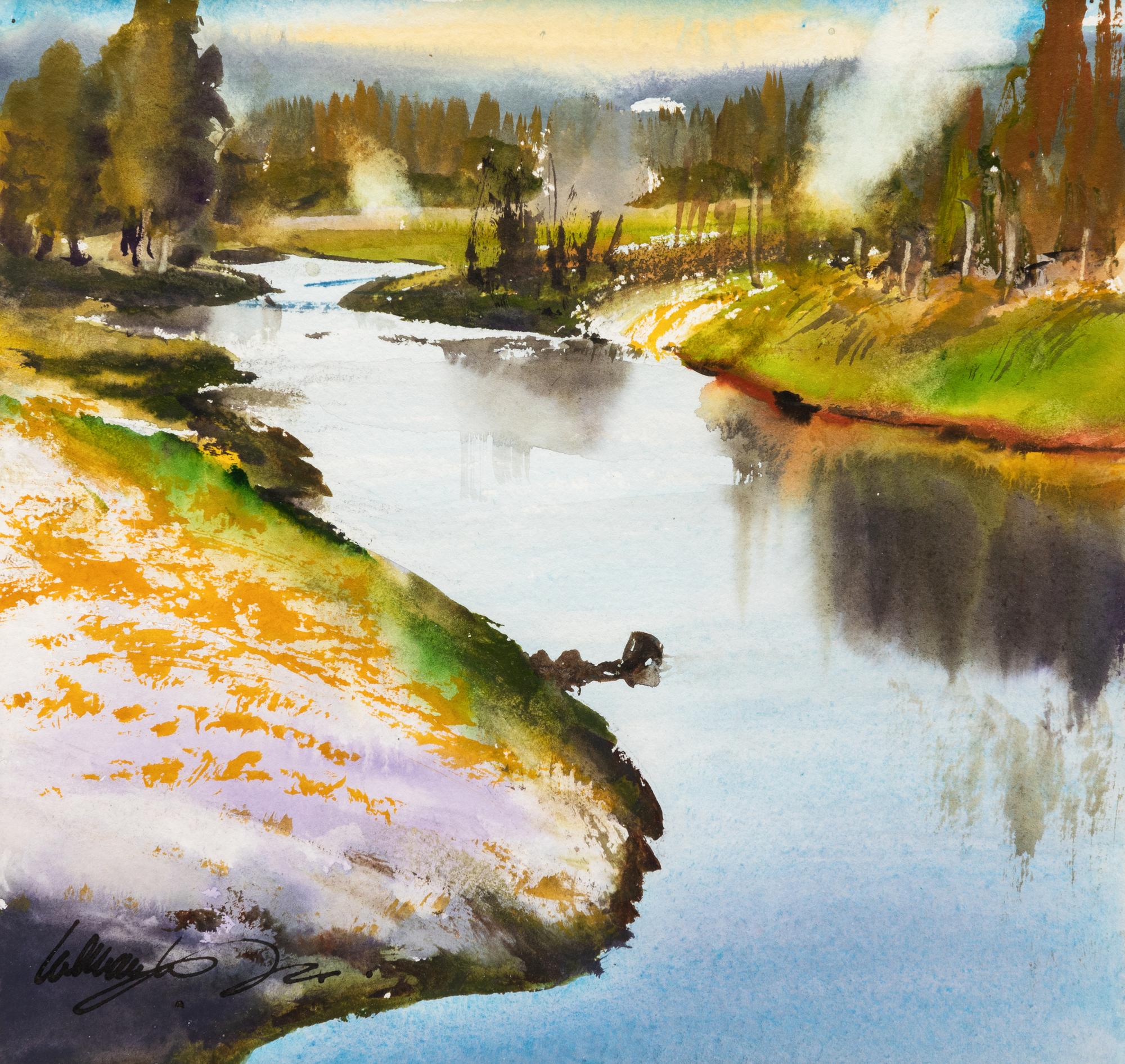 Geyser Basin Sketch