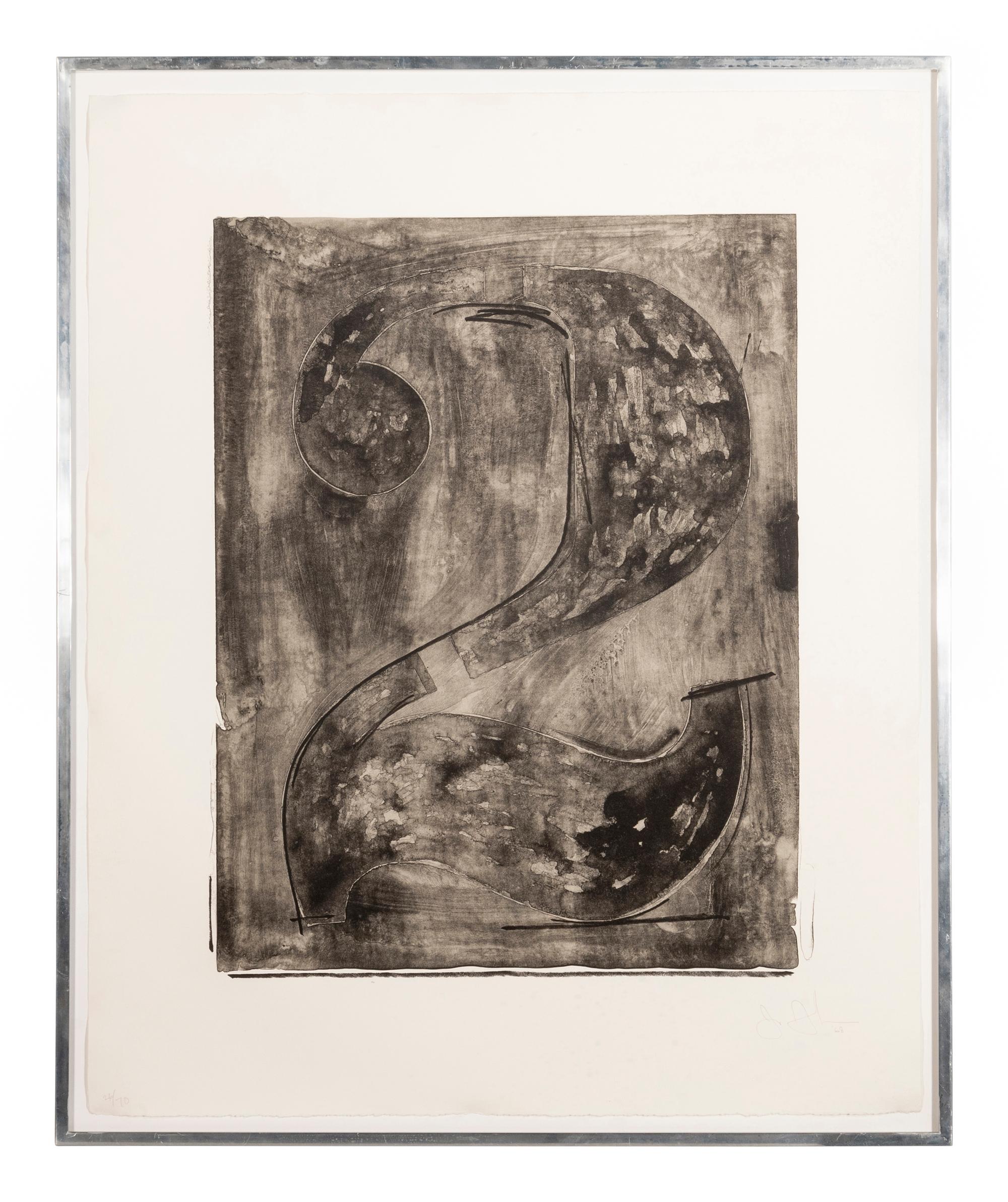 Figure 2 (from the Black Numeral Series ), 1968