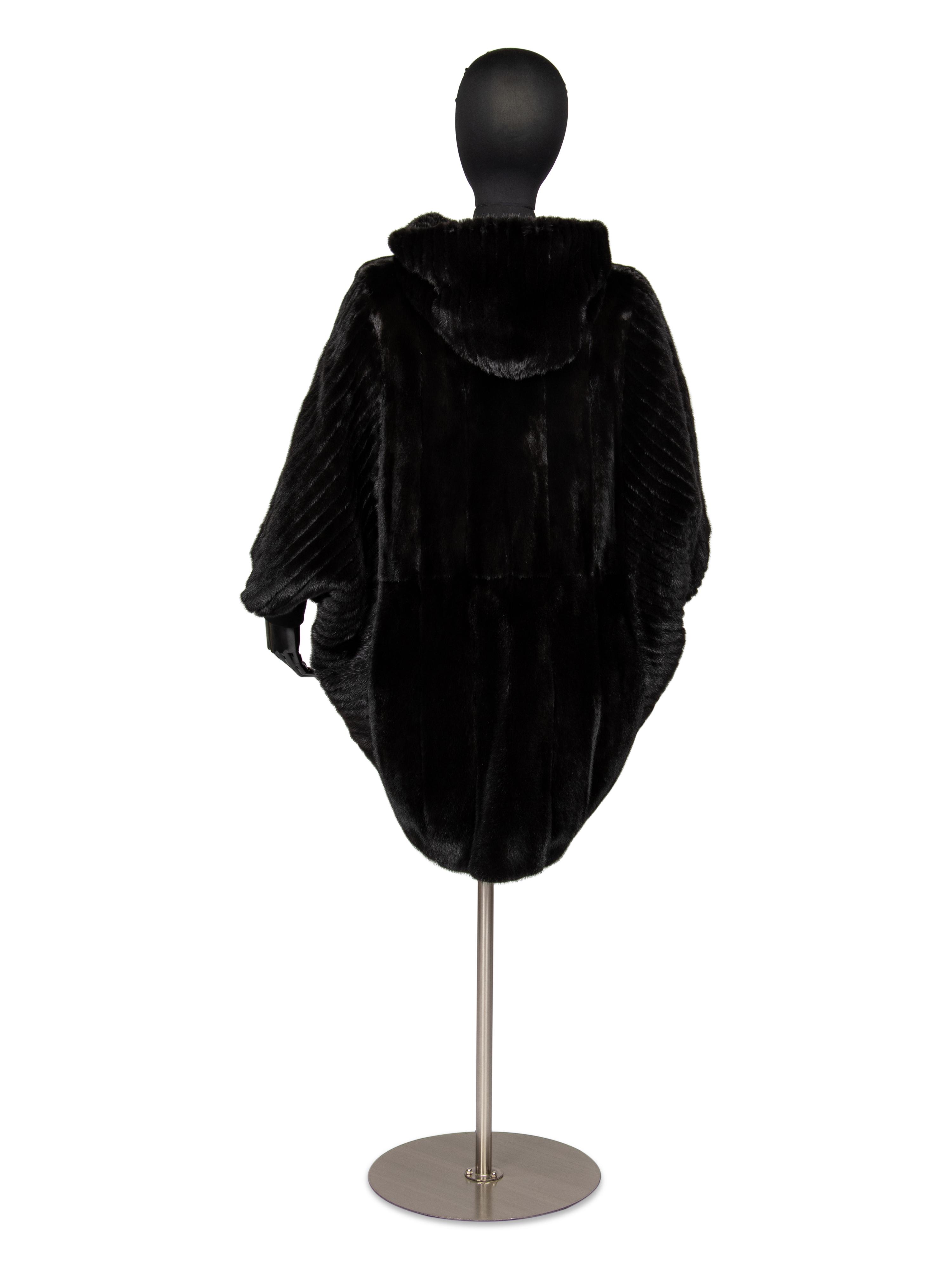 Gorski Mink Fur Poncho Jacket