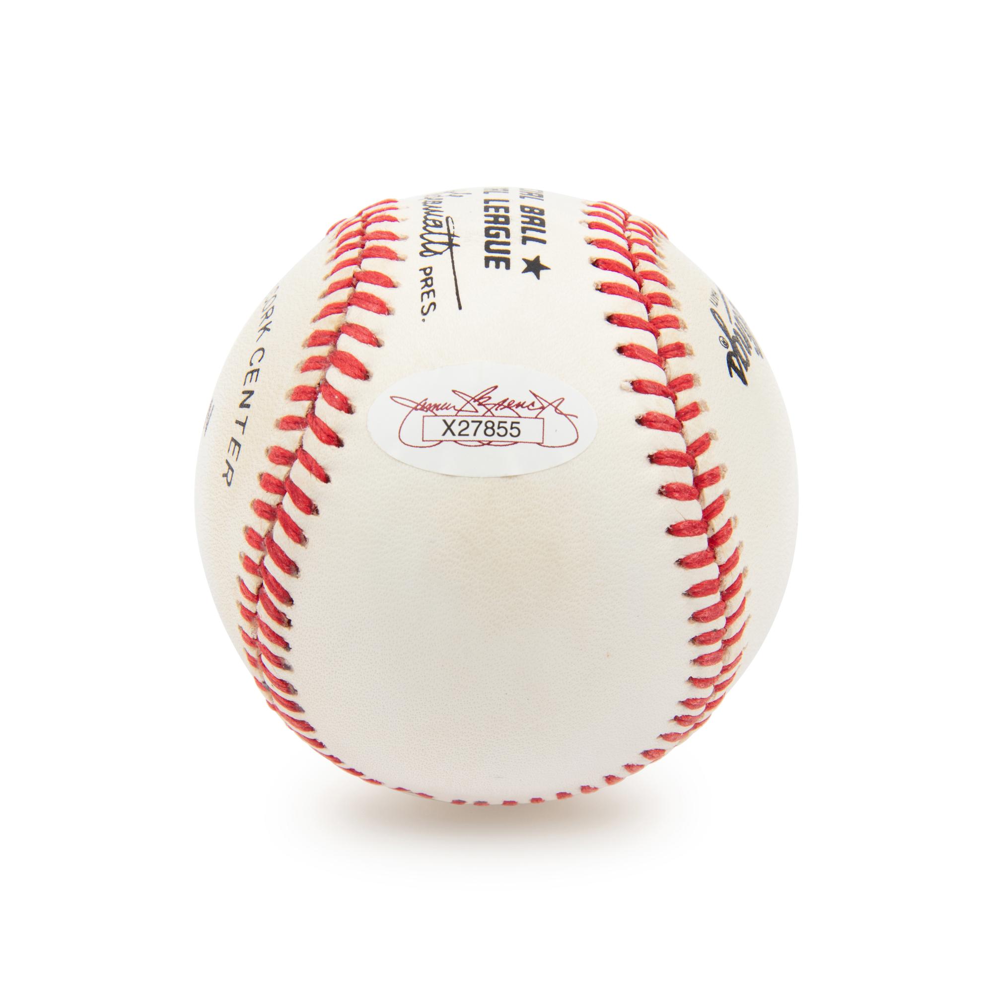 A Carl Hubbell Single Signed Autograph Baseball (JSA Letter)