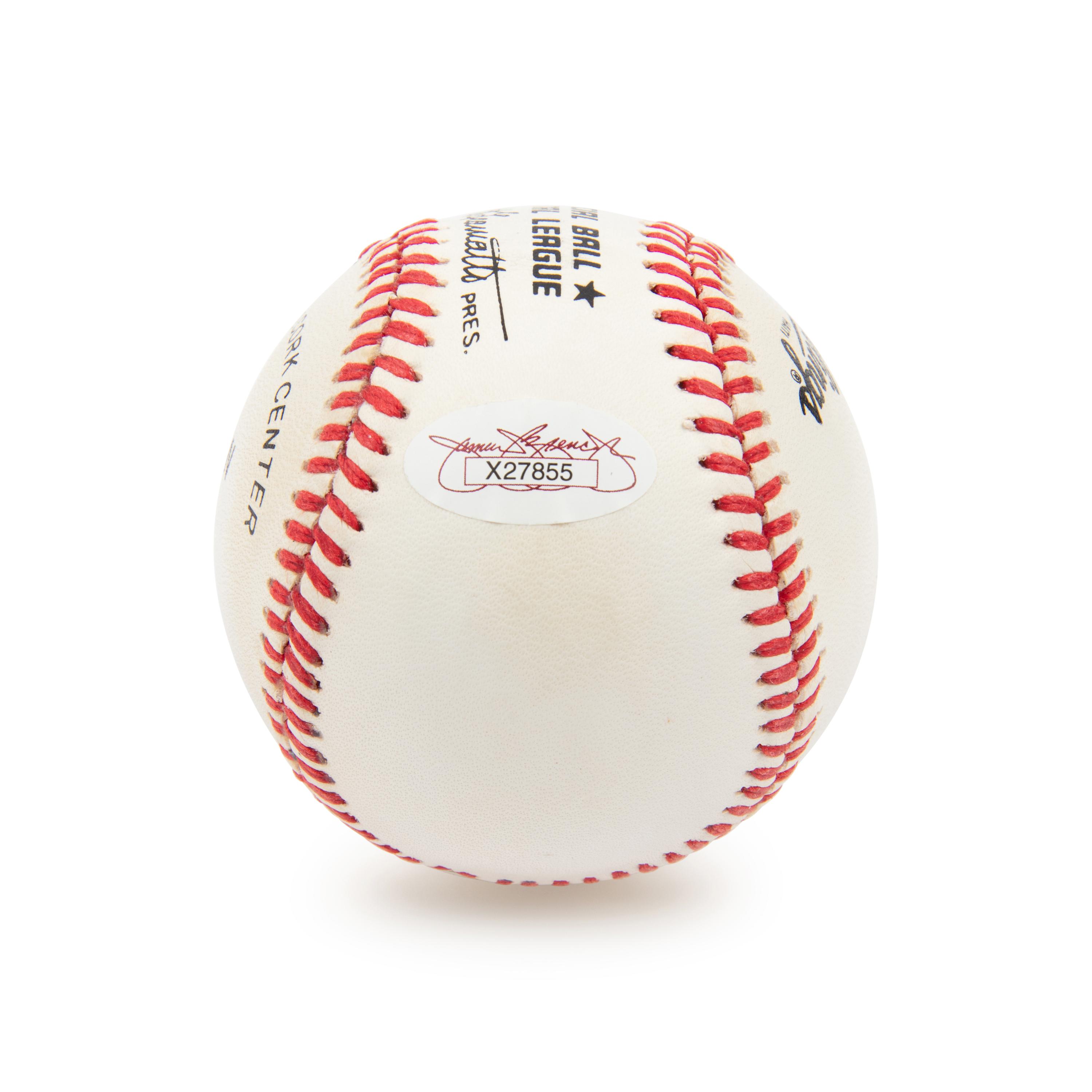 A Carl Hubbell Single Signed Autograph Baseball (JSA Letter)