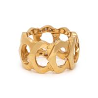 CARTIER, YELLOW GOLD AND DIAMOND 'C DE CARTIER' BAND RING
