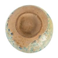 An Iridescent Glazed Earthenware Flask