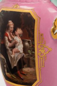 A Pair of Paris Porcelain Vases