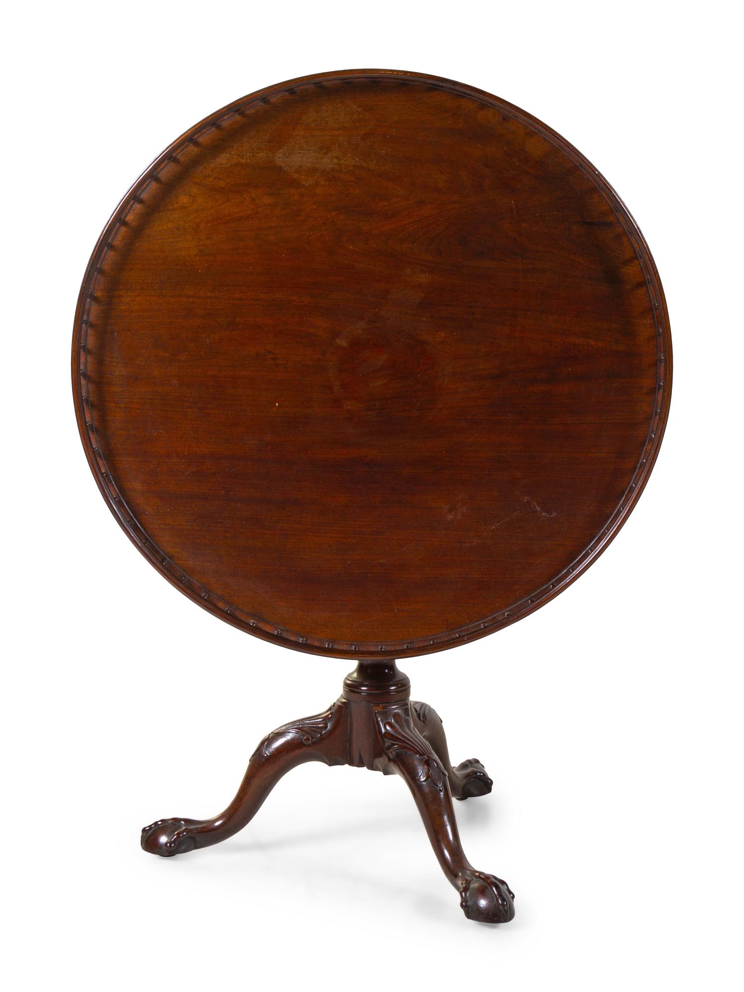 A George III Mahogany Tea Table