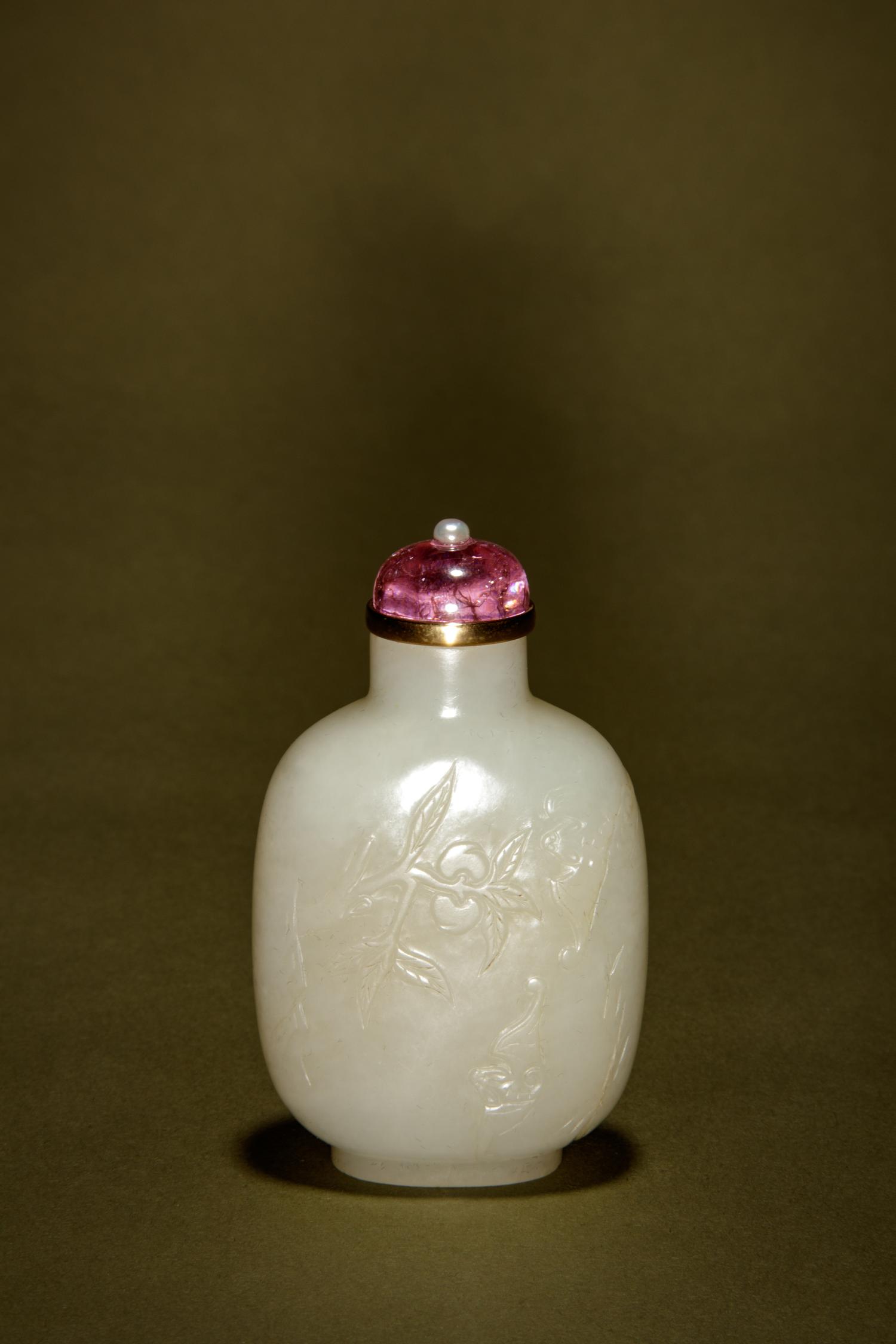 A White Jade Snuff Bottle