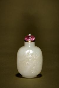 A White Jade Snuff Bottle