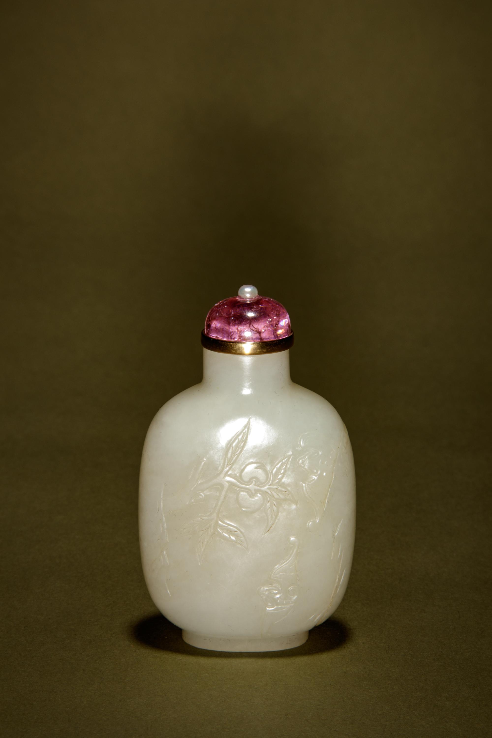 A White Jade Snuff Bottle