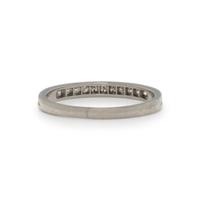 TIFFANY & CO., PLATINUM AND DIAMOND BAND RING