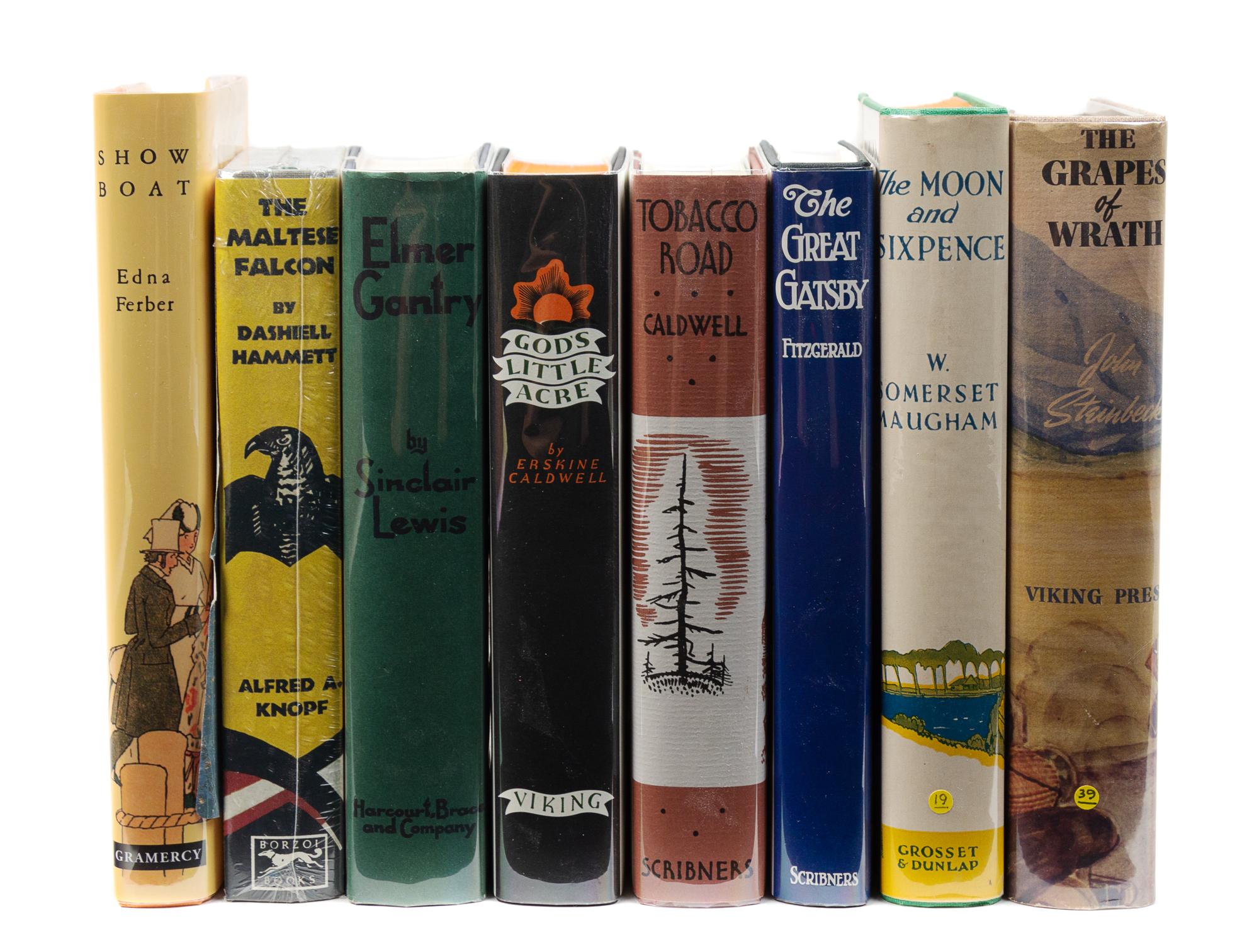 [AMERICAN LITERATURE]. A group of facsimile and later printings, together 9 volumes.