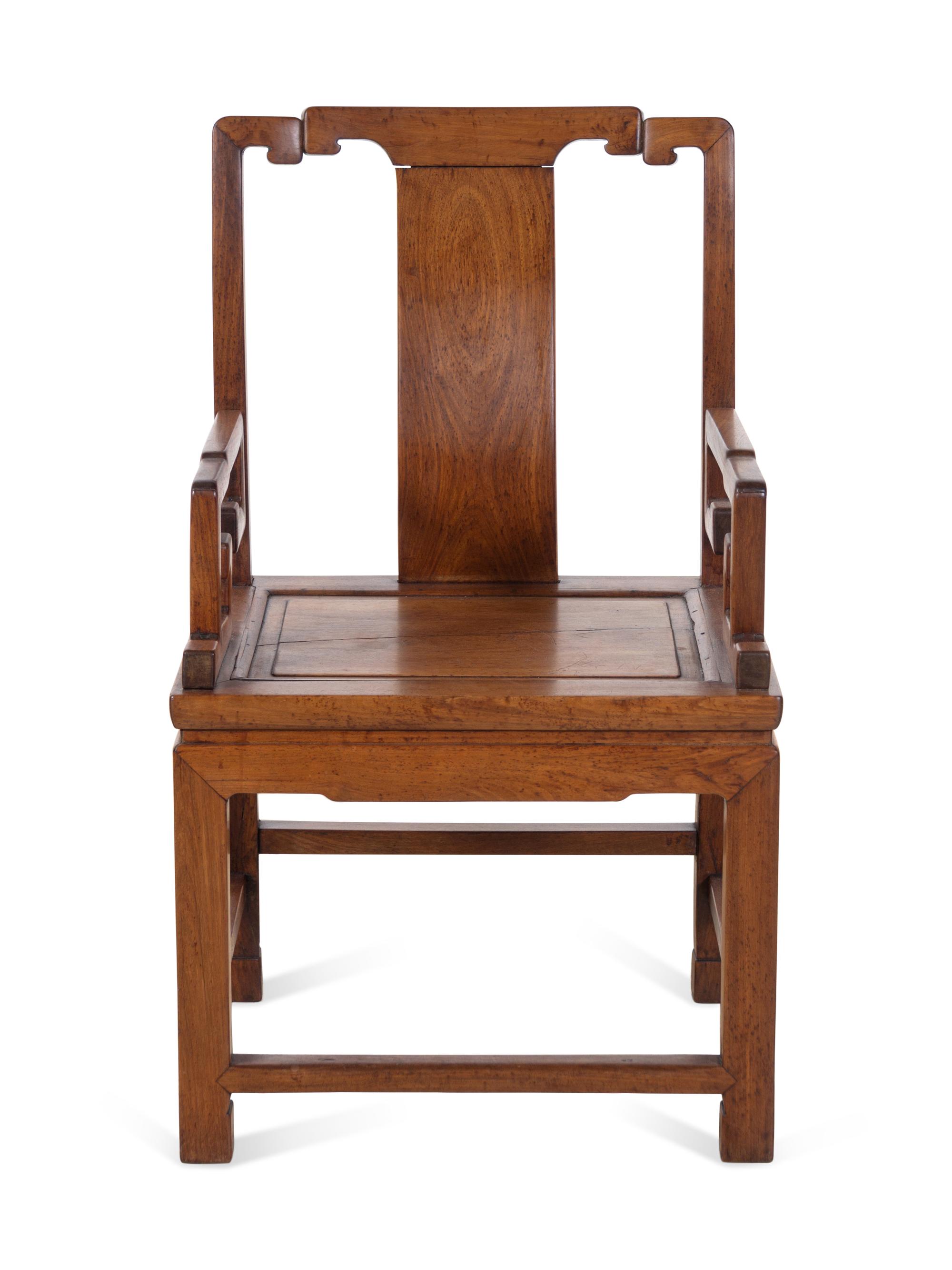 A Huanghuali ‘Southern Official's Hat’ Armchair, Nanguanmaoyi