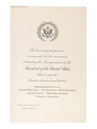 WILSON, Woodrow (1856-1924). Two autograph letters signed, as President, to Senator James A. O'Gorman, 20 April and 5 May 1913, regarding the appointment of the Collector of the Port of New York, comprising: