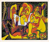 Pablo Picasso (Spanish, 1881–1973) — Le Déjeuner sur l'herbe , d'après Manet I, 1962