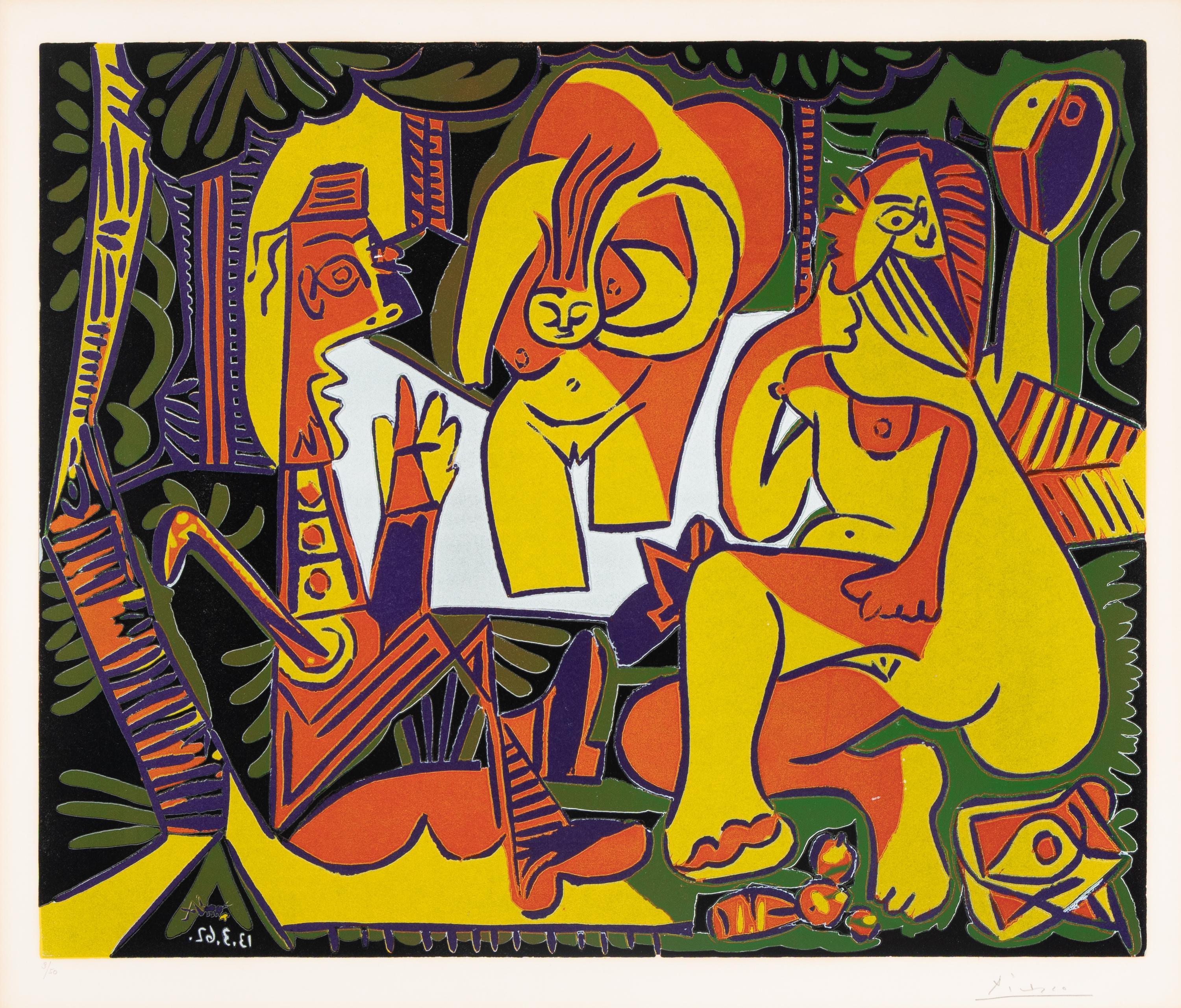 Pablo Picasso (Spanish, 1881–1973) — Le Déjeuner sur l'herbe , d'après Manet I, 1962