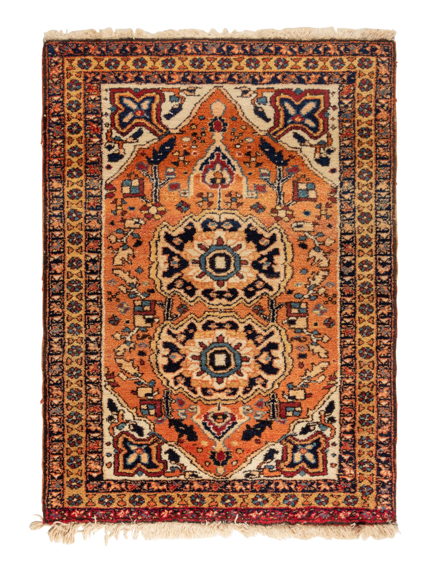 Three Hamadan Wool Rugs and a Heriz Wool Runner