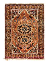 Three Hamadan Wool Rugs and a Heriz Wool Runner
