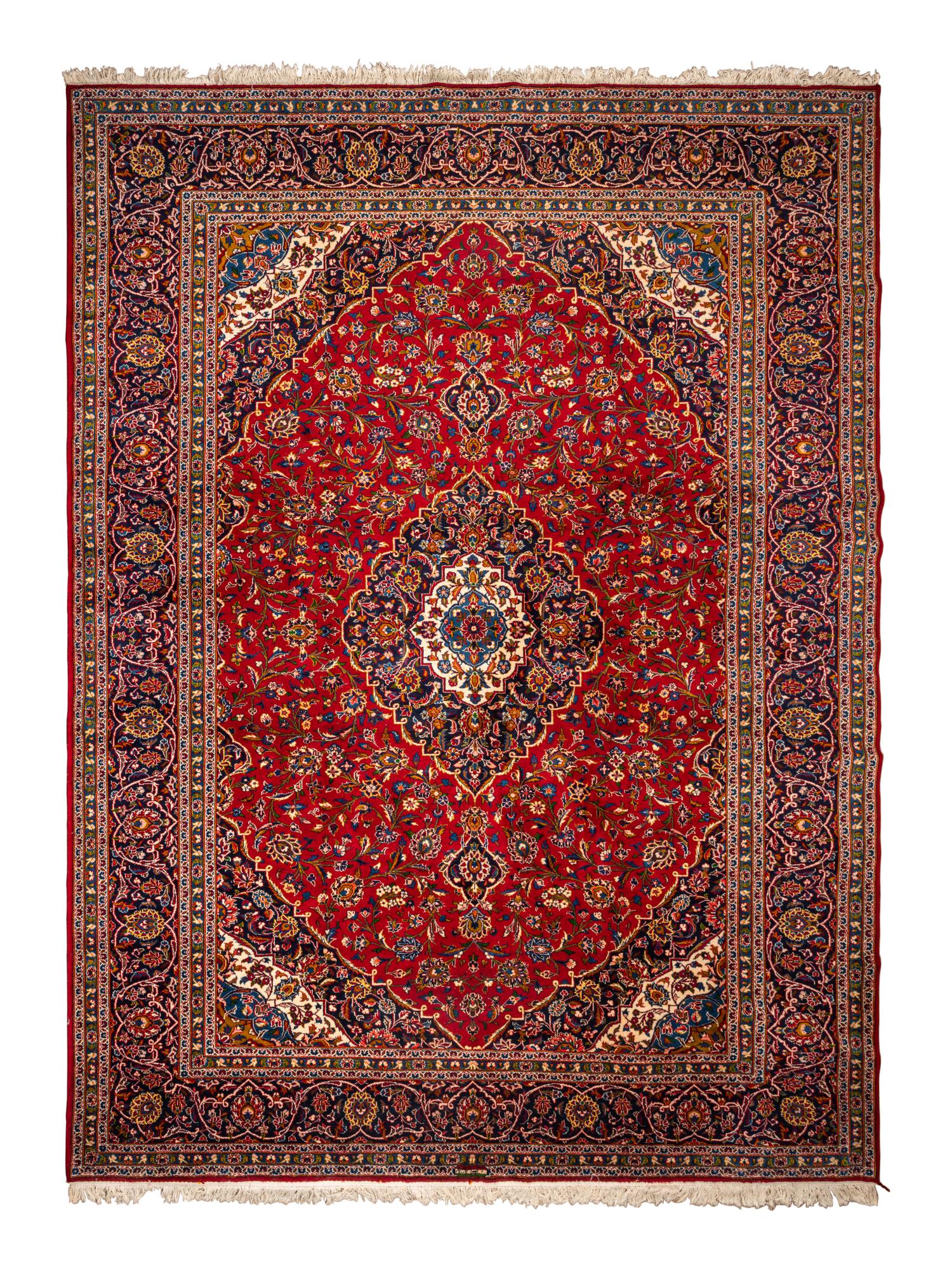 A Kashan Wool Rug