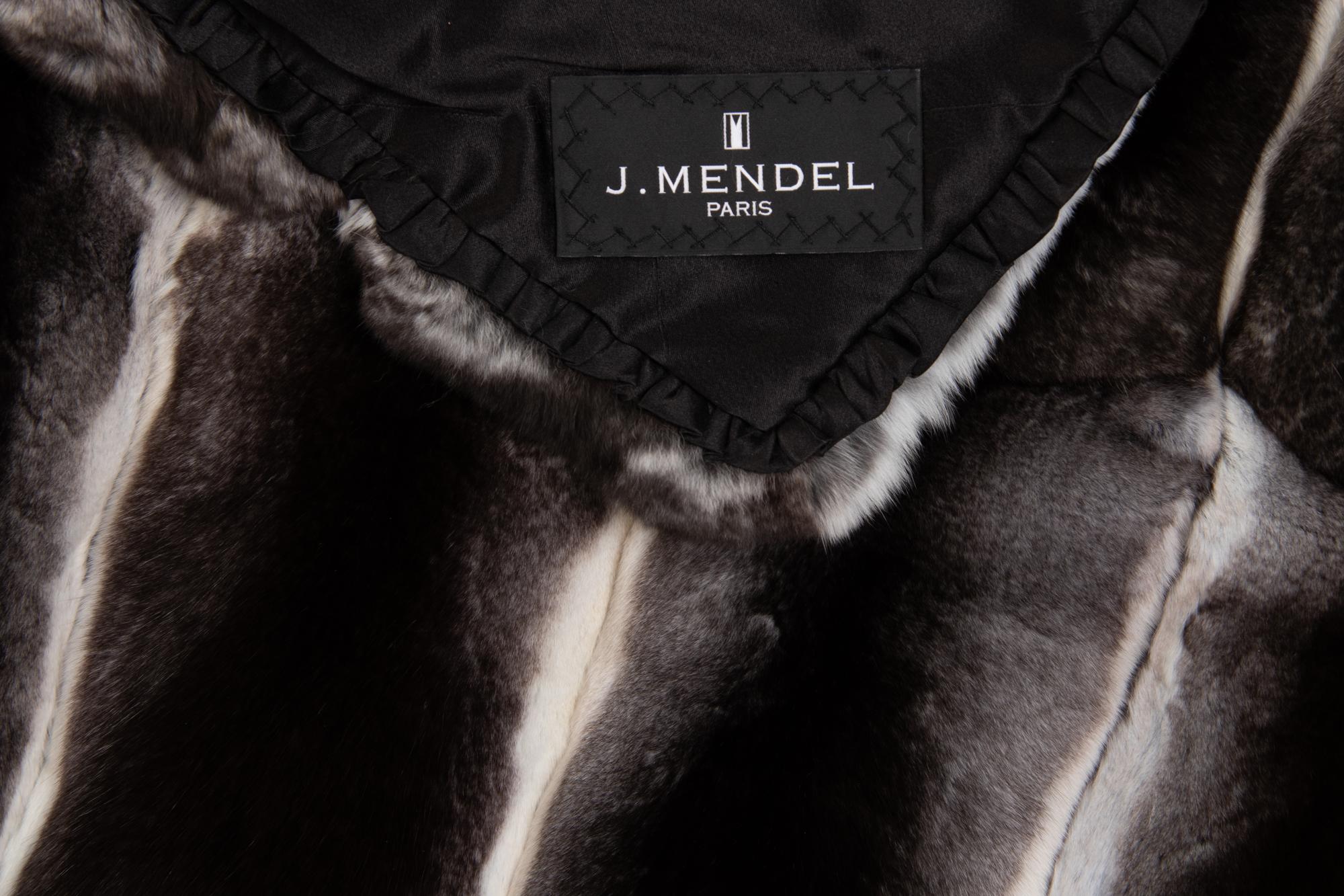 J. Mendel Natural Chinchilla Stole