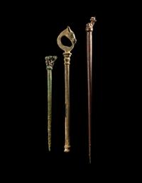Six Near Eastern and Western Asiatic Bronze Items