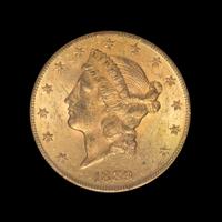 A United States 1889-CC Liberty Head $20 Gold Coin