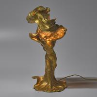 Bronze light sculpture