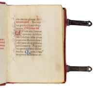 CIRCLE OF THE MASTER OF THE VITAE IMPERATORUM (active Milan, 1431-1459) The Ruskin Lombard Hours, Use of Rome, in Latin, illuminated manuscript on parchment [Lombardy, Milan(?), c. 1440–1450]