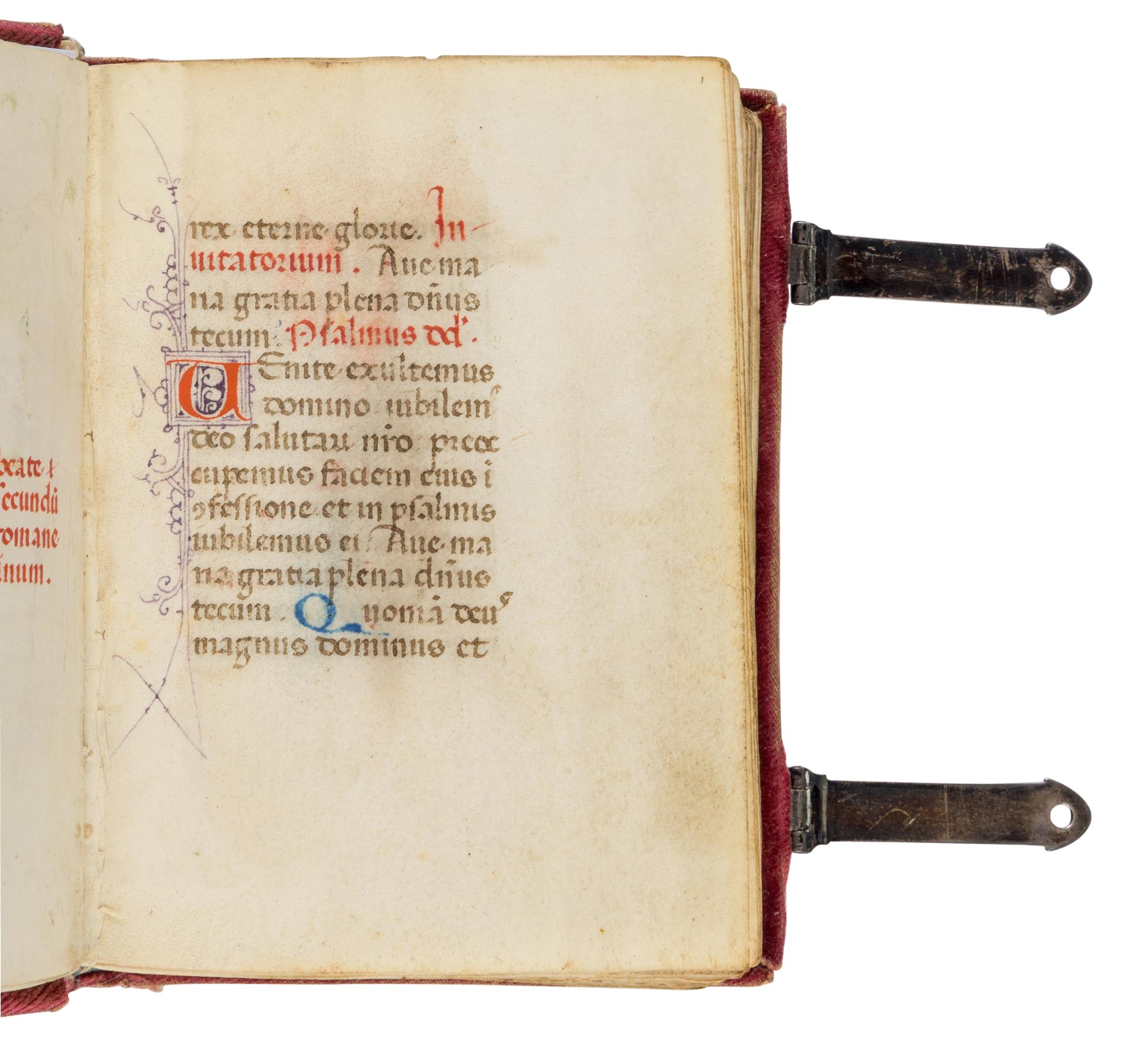 CIRCLE OF THE MASTER OF THE VITAE IMPERATORUM (active Milan, 1431-1459) The Ruskin Lombard Hours, Use of Rome, in Latin, illuminated manuscript on parchment [Lombardy, Milan(?), c. 1440–1450]