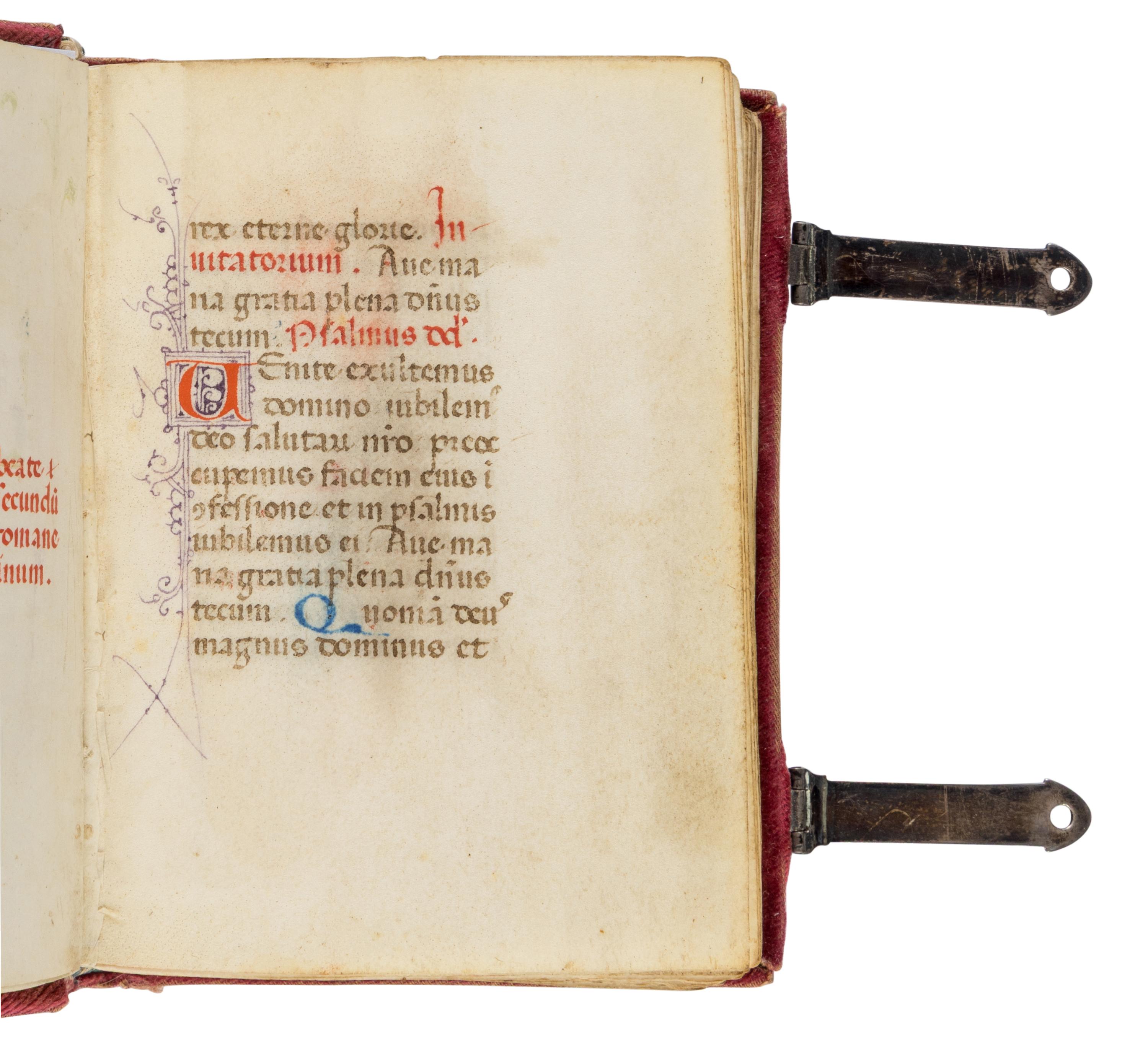 CIRCLE OF THE MASTER OF THE VITAE IMPERATORUM (active Milan, 1431-1459) The Ruskin Lombard Hours, Use of Rome, in Latin, illuminated manuscript on parchment [Lombardy, Milan(?), c. 1440–1450]