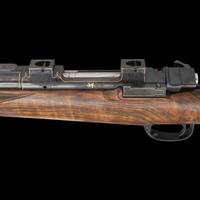*Full Custom Stephen Heilmann Double Square Bridge Mauser 98 Rifle Engraved by R. Evans with D. Hensley Stock