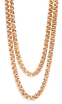 A 14 Karat Rose Gold Longchain, Russian, 129.10 dwts.