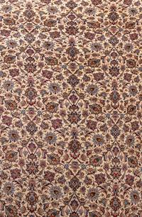 A Signed Persian Meshed Wool Rug