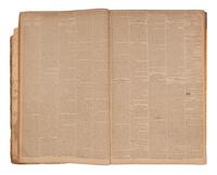 [POLITICS] -- [NEWSPAPERS]. The Federal Gazette & Baltimore Daily Advertiser . Bound volume containing 144 newspapers, incl. coverage of Thomas Jefferson's first term in office.