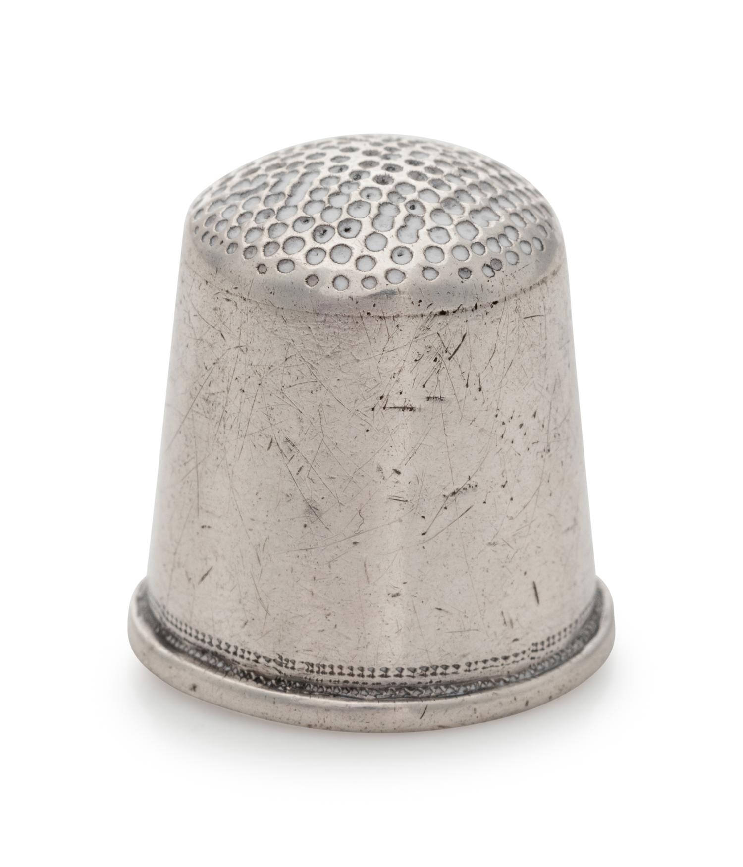 An American Silver Thimble