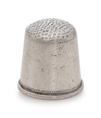 An American Silver Thimble