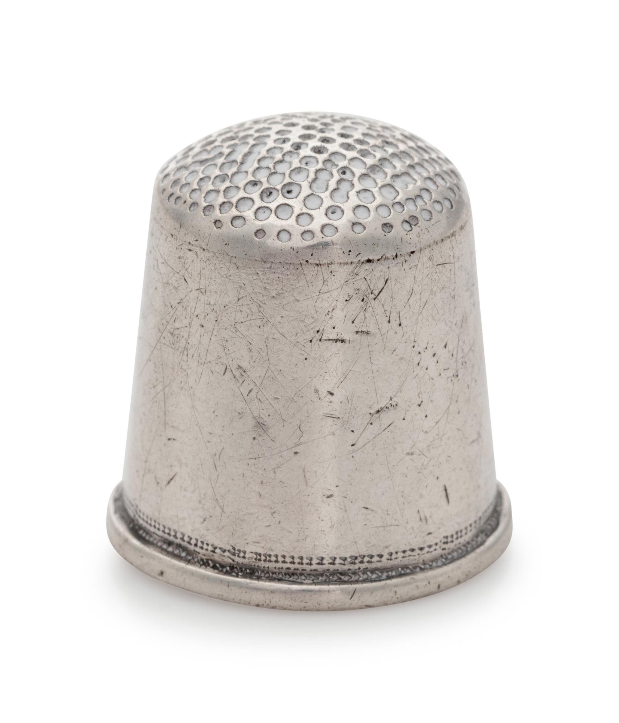 An American Silver Thimble