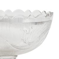 A Group of Seven Pressed Flint Glass Tablewares in the "Bellflower" Pattern
