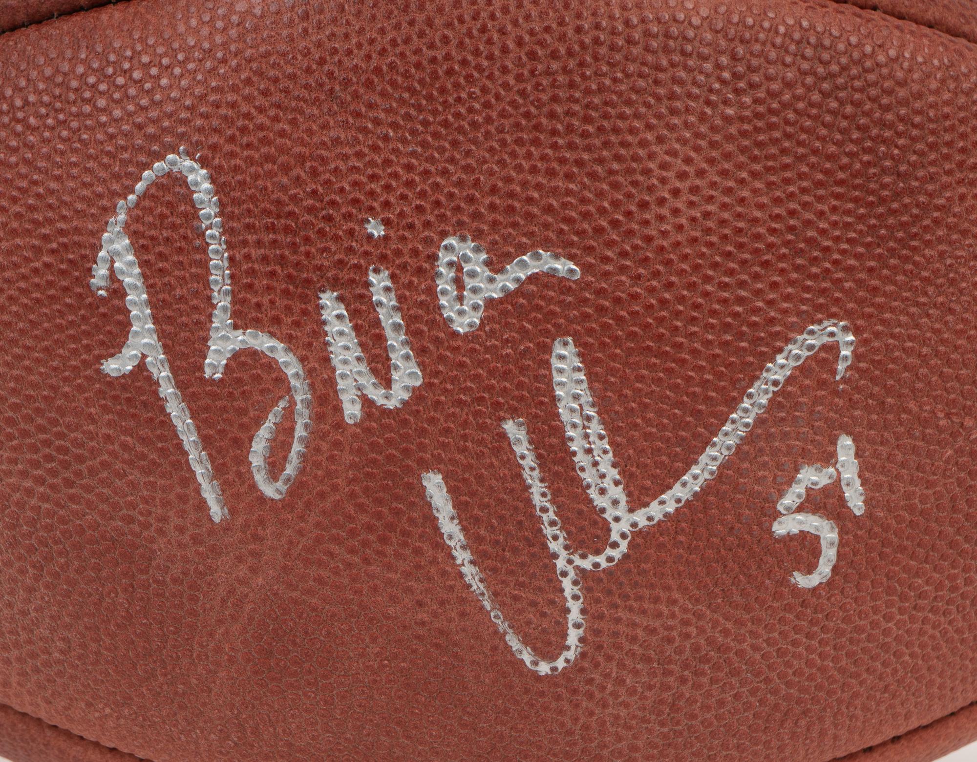 A Group of Football Hall of Fame Signed Autograph Items Including Joe Montana and Brian Urlacher,