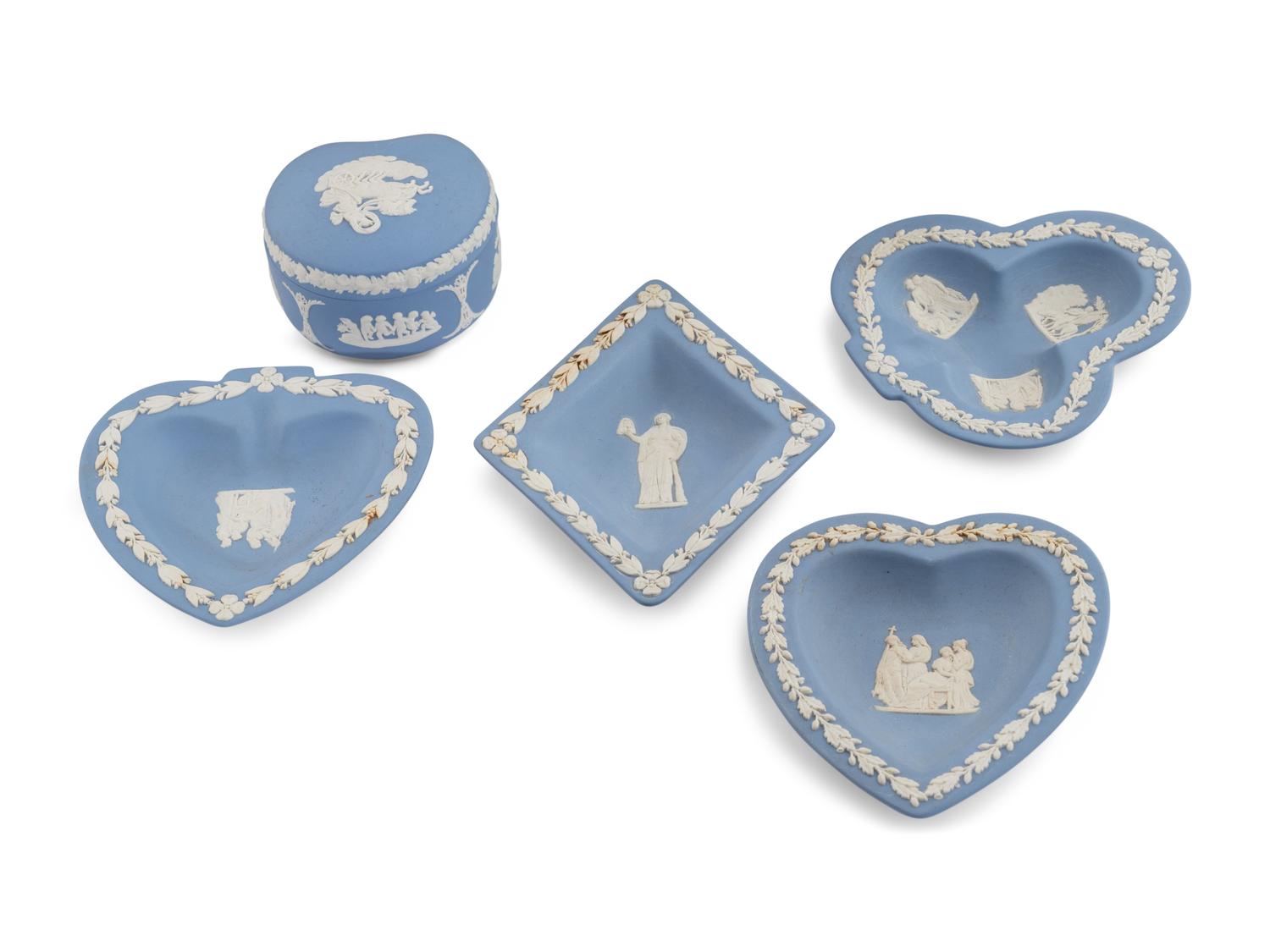 An Assembled Collection of Wedgewood Jasperware Table Articles