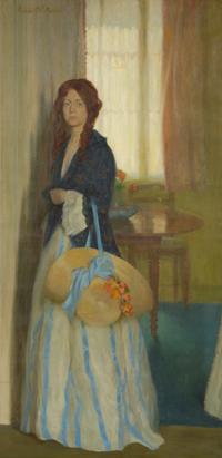 Woman with Sunhat