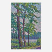 Mary E. Marshall (American, 1868-1942) The Edge of Primeval Forest (Near Lake Itasca, Minnesota)