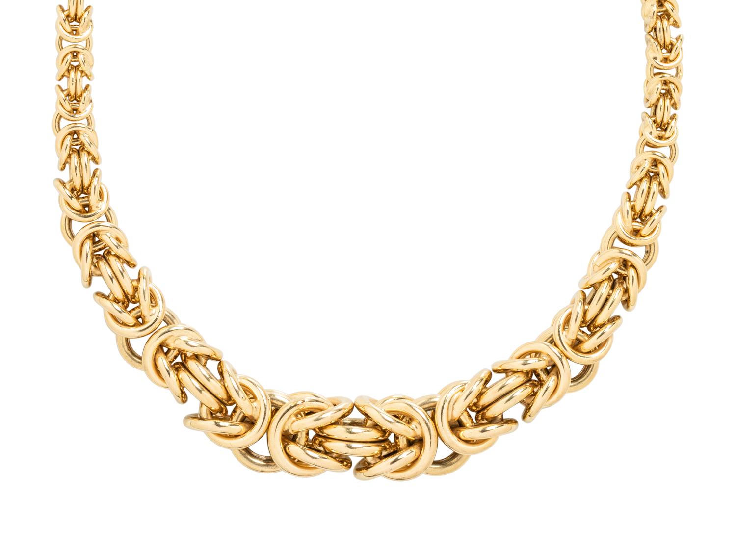 YELLOW GOLD NECKLACE