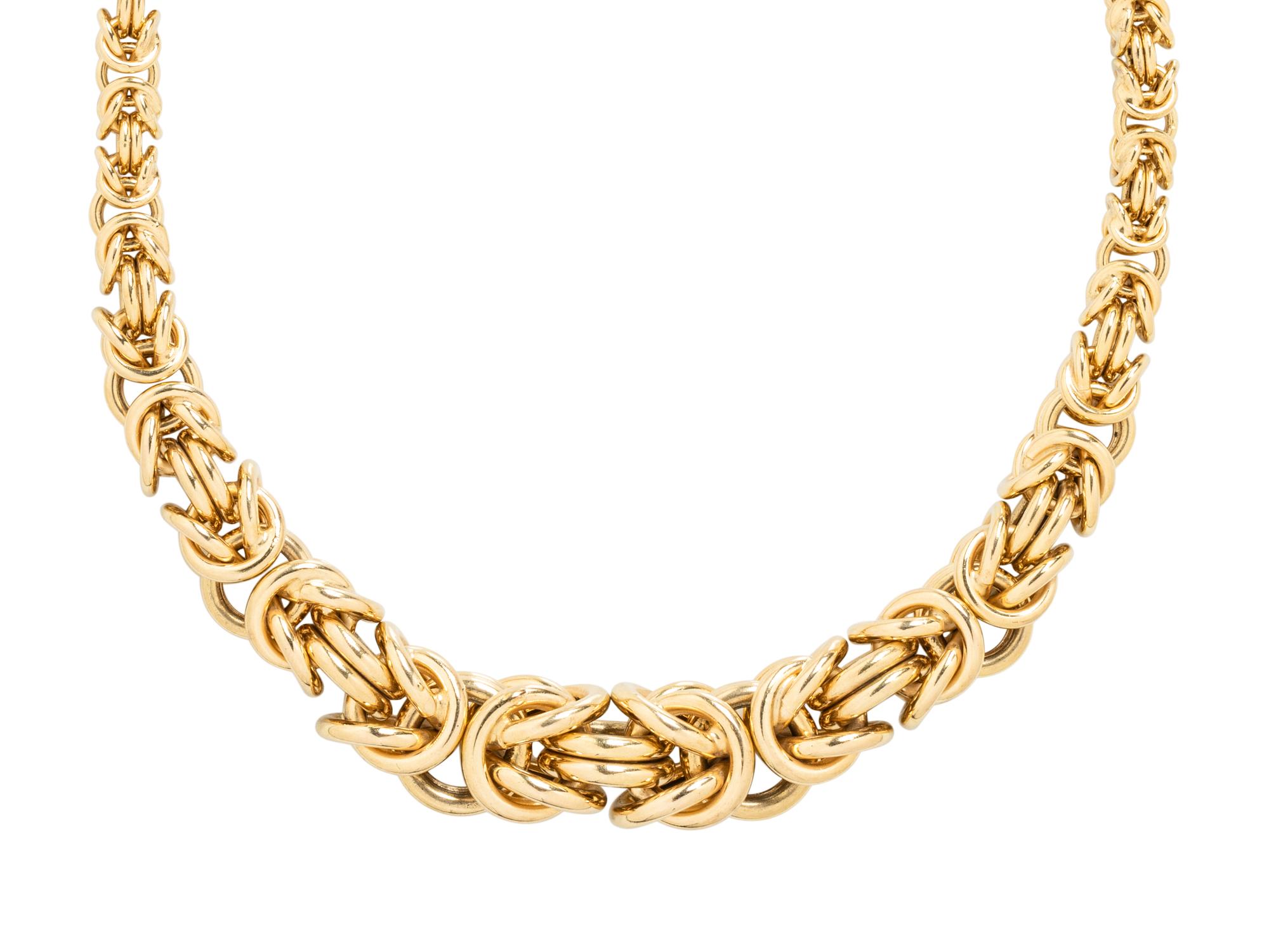 YELLOW GOLD NECKLACE