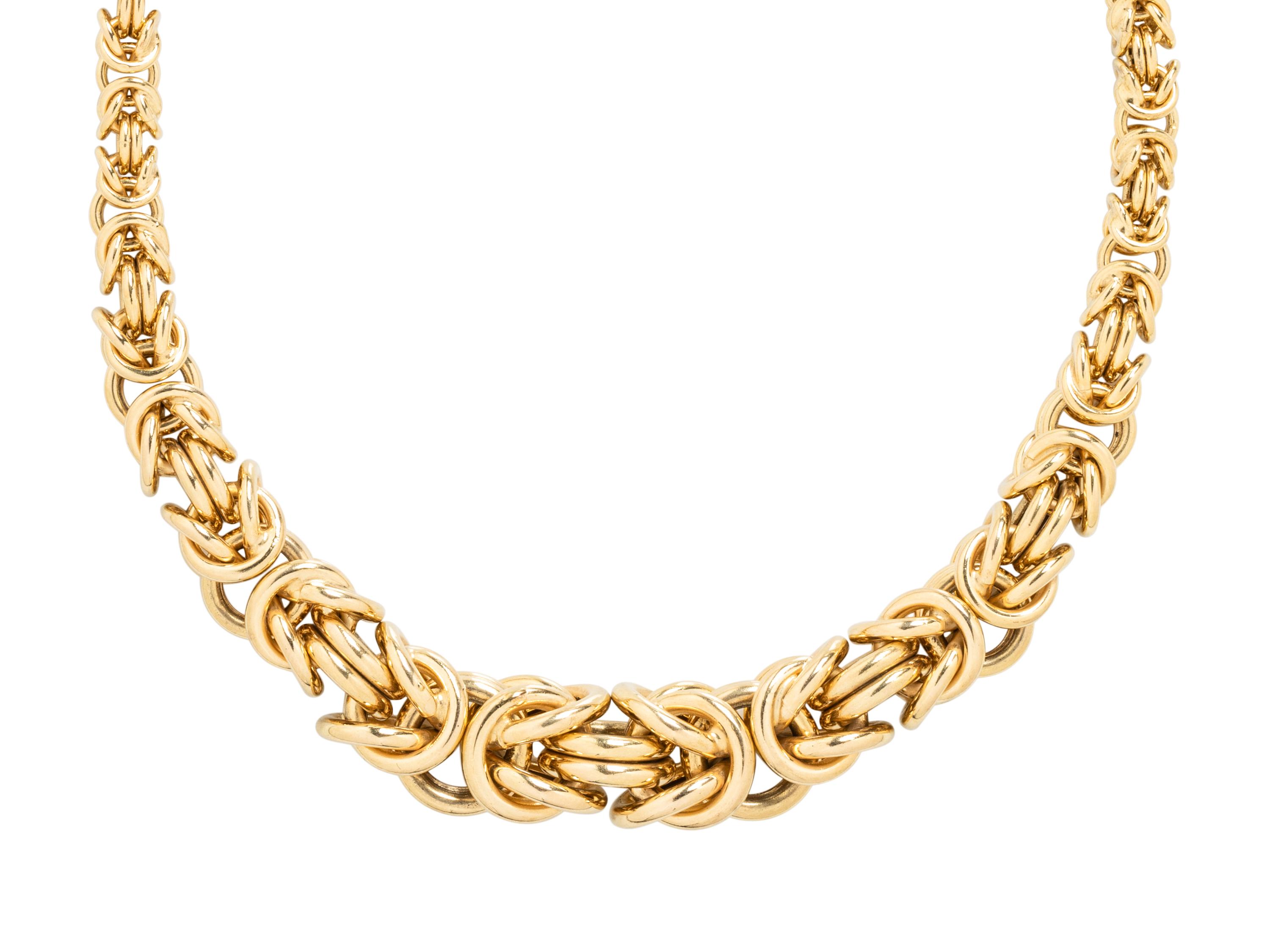 YELLOW GOLD NECKLACE