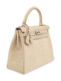 HERMÈS KELLY RETOURNE 28 IN MATTE ALLIGATOR