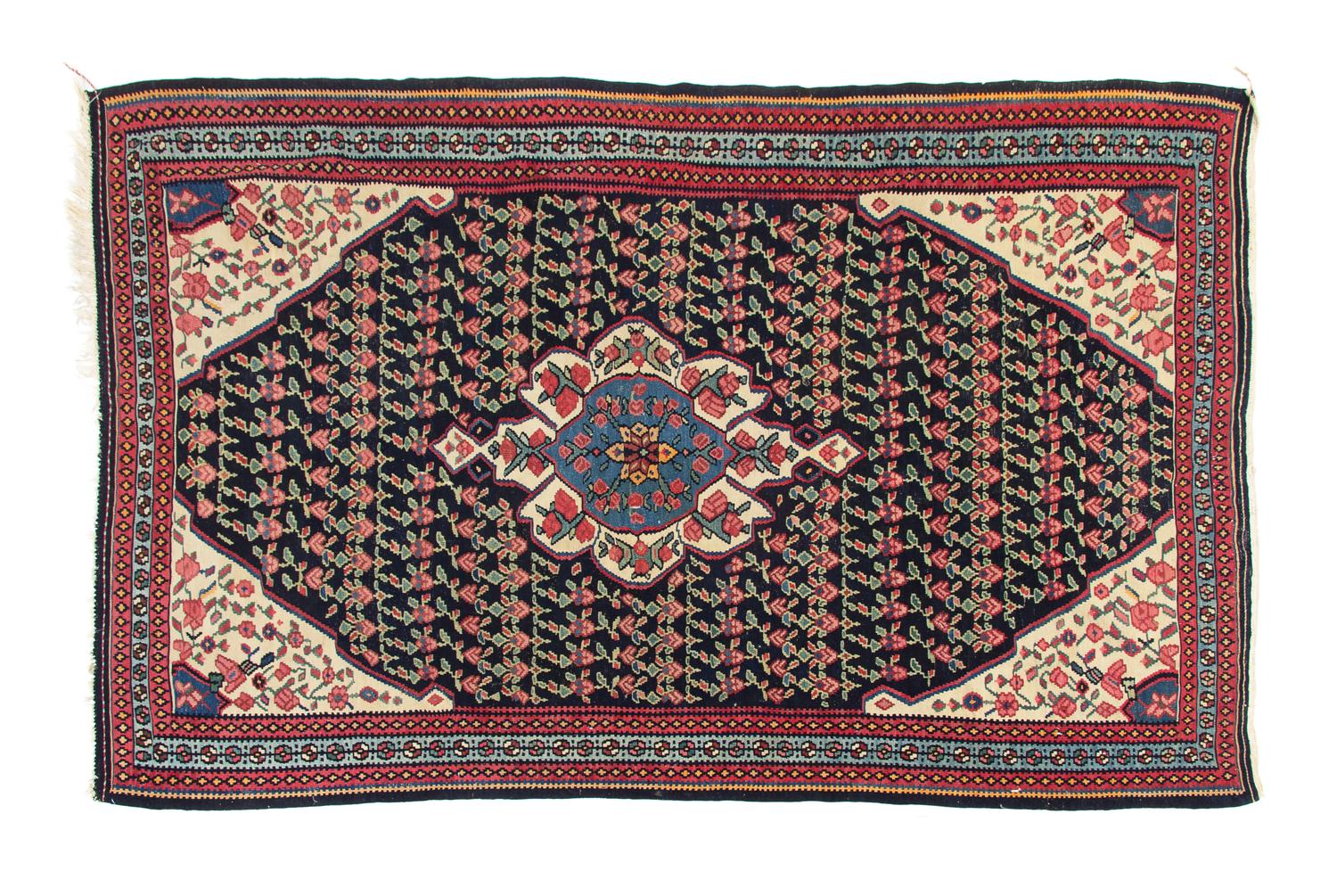 A Bidjar Kilim Wool Rug 6 feet 9 inches x 4 feet 8 inches. — CIRCA 1920