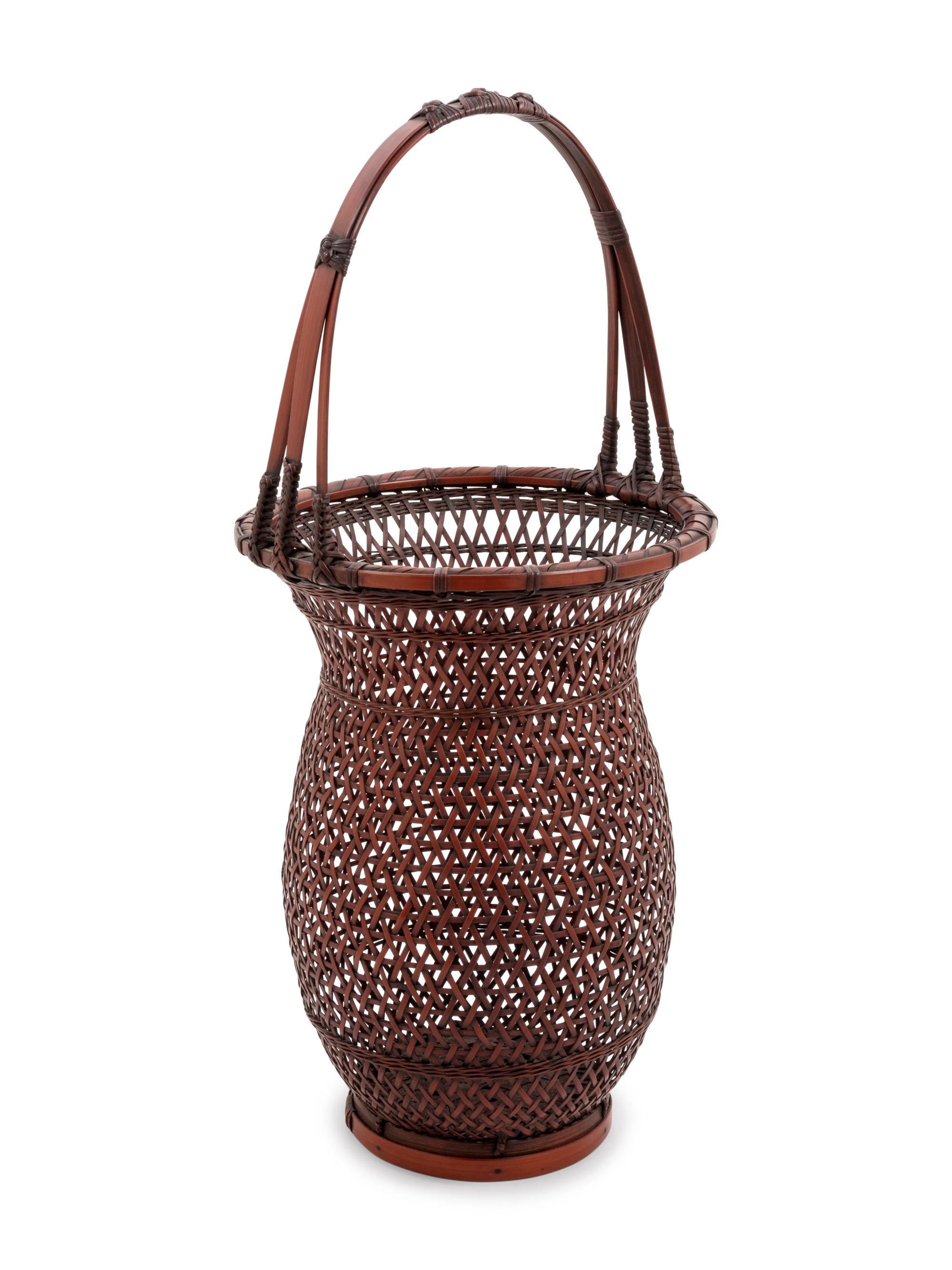 A Bamboo Flower Arranging Basket