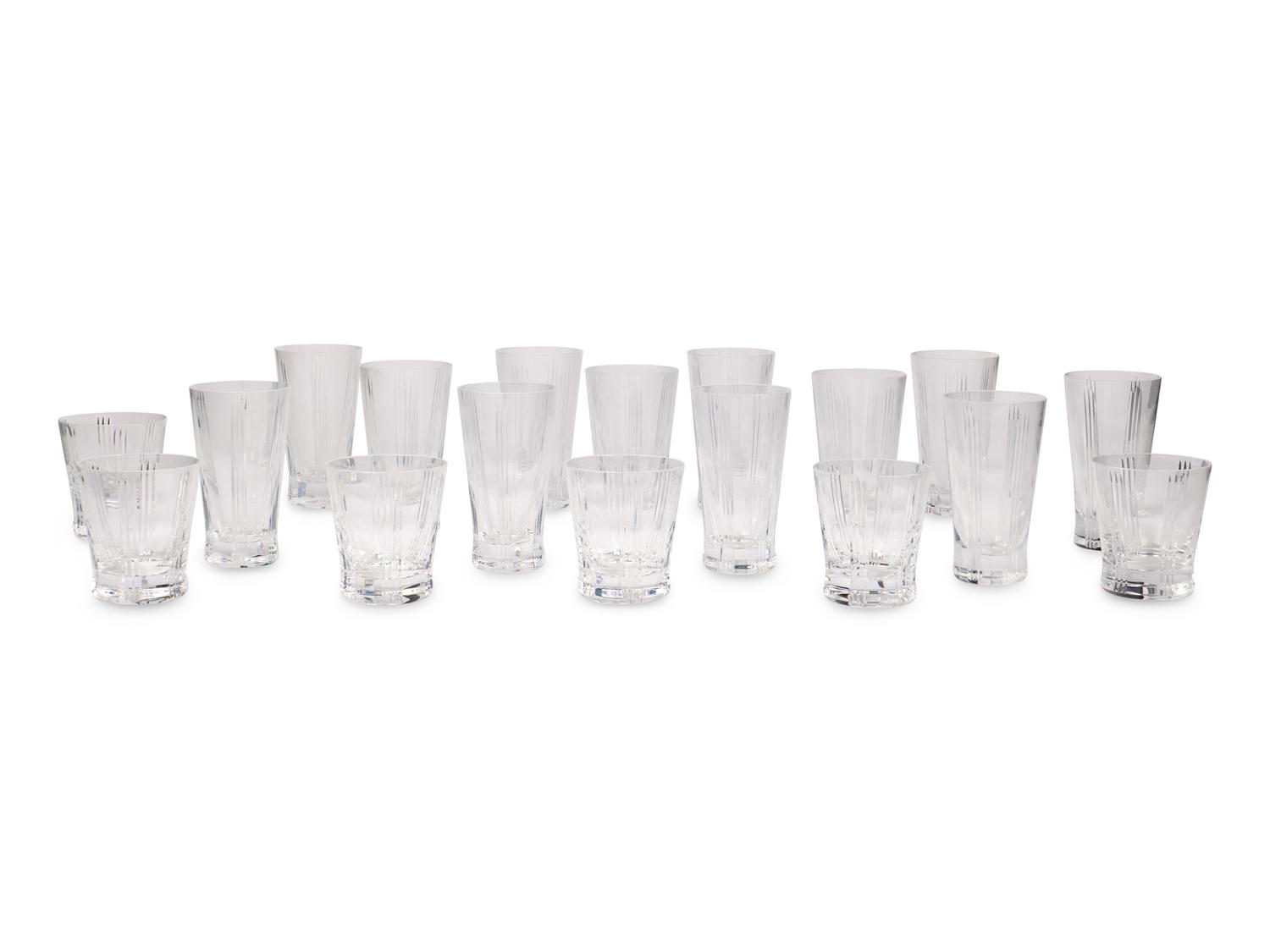 A Baccarat Triade Barware Service