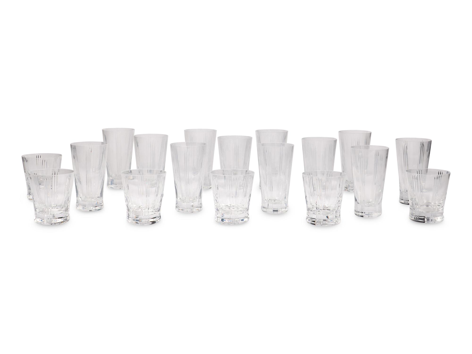 A Baccarat Triade Barware Service