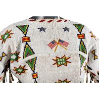 Sioux Beaded Hide Dress, with American Flags