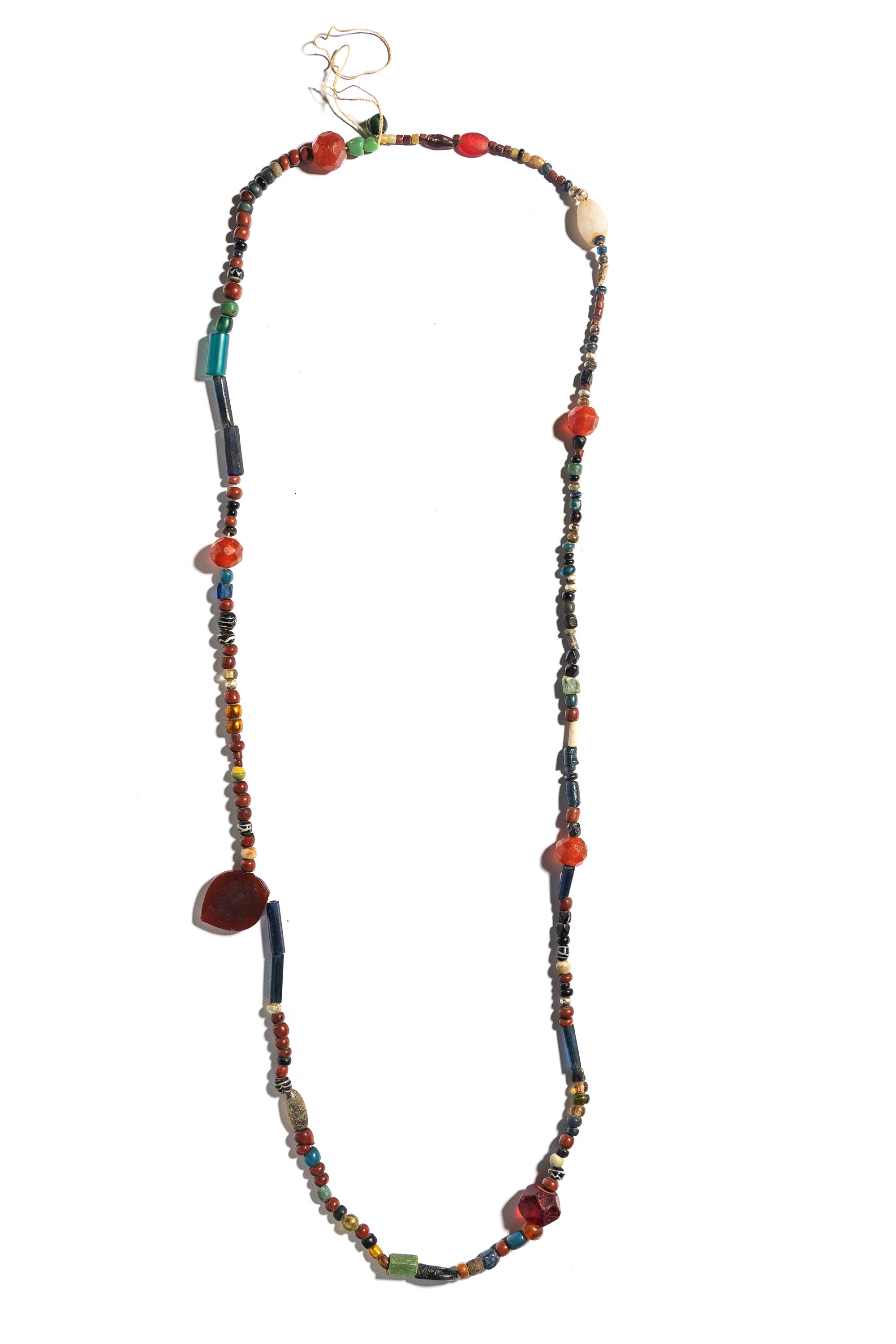 A Roman and Islamic Glass Bead Necklace